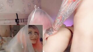 A bride cheated on her husband with his best friend and got a messy facial