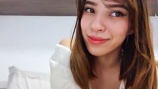 Skinny teen Julie Oliver gets fucked by a vibrator