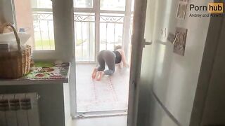 Stepmom got stuck on the balcony and I saved her