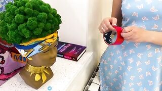 A stepson fucks his mother without using a condom