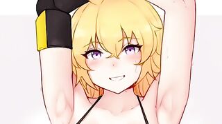 Yang Xiao Long teaches you how to jerk off like a pro in this hot RWBY scene