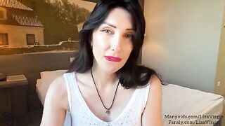 Hot MILF makes a deepthroat blowjob to her step daughter's boyfriend