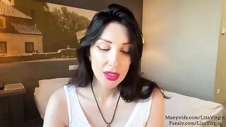 Hot MILF makes a deepthroat blowjob to her step daughter's boyfriend