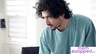 Hot MILF Caitlin Bell adores young guys’ cock hardness