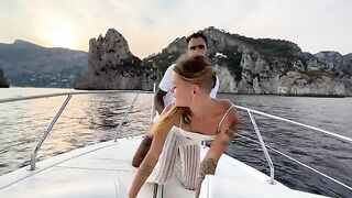 Boat tour to Capri with a sexy captain and his crew