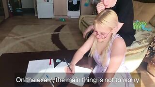A shy student got fucked by her math tutor in a steamy session
