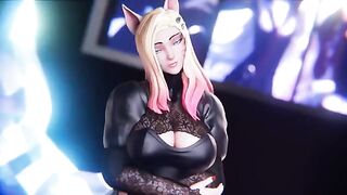 OUT Meet N Greet Part 2 Ahri Evelynn - sexy anime meet and fuck