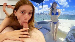 I took my GF Jessica Marie on a romantic boat ride and we got intimate