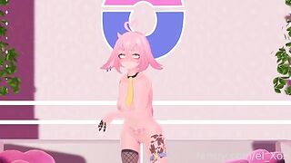 First-time anal with a VTuber, exploring new sensations in the ass