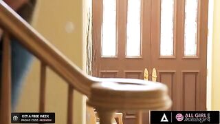 Riley Reid helps her bestie Carter Cruise practice massage skills