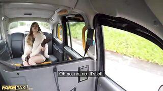 The cabbie took advantage of the naive passenger and had his way with her