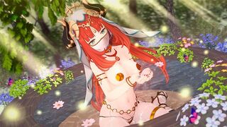 Beautiful girl Nilou fucks passionately in this Genshin Impact scene