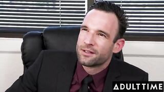 April Olsen gets her ass smashed by the boss’s dick