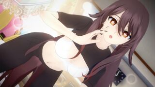 Hu Tao is getting fucked in a casual outfit in this hot Genshin Impact hentai parody