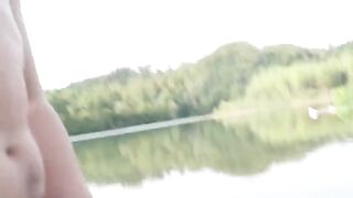 Babe agreed to have sex on a public nude beach for excitement