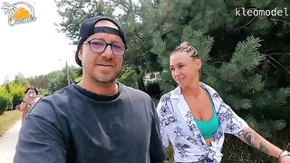 An orgy with two couples in a public place is simply awesome!