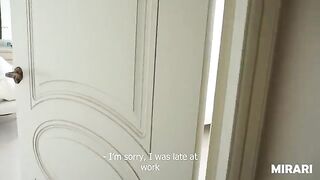 Playful college girl masturbates her pussy and gets fucked hard