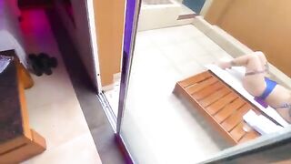 Redhead Deepthroat has sex in a bikini with an employee in a bold move