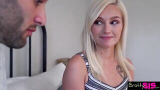 Stepsister freaks out as she feels guy's cock inside her pussy