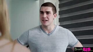 Guy caught jerking off while looking at stepsister’s sexy pics