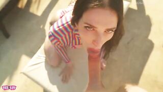 A cute girl wants to get a creampie very badly, and she will do anything for it