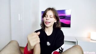 A cute stepsis gets fucked hard, with cum on her face and in her mouth – hiyouth
