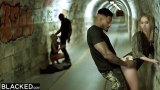BLACKEDRAW The Best of Public Sex Compilation - the hottest interracial action around!