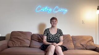 First porn for big titty art hoe at Casting Curvy