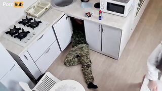A girl is very angry with her husband, she was locked out again