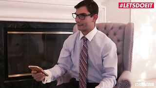 Gina Valentina cheats on her husband with a lawyer in steamy foursome