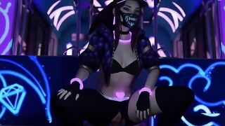 Hentai 3D compilation with Ahri and Akali from League of Legends