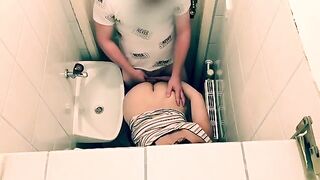 Tinder date ends with a hot encounter in the restaurant toilet
