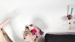 Young Argentina takes a big cock in her mouth
