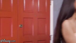 Eliza Ibarra's stepmom caught her getting fucked by her son