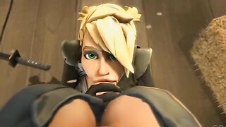 Compilation of the hottest Fortnite blowjob scenes, featuring intense action and stunning visuals