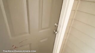 The hot mature cougar Danni Jones gets wild with the delivery guy