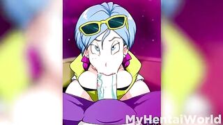 Bulma's big tits animated with Dragon Ball Super magic