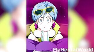 Bulma's big tits animated with Dragon Ball Super magic