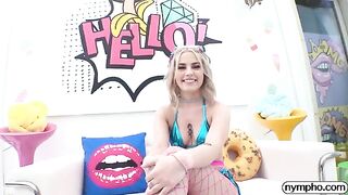This petite nympho, Chanel Camryn, wants a hard cock to satisfy her