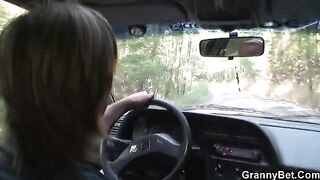 Picked up a hot granny who was in need of a good fuck
