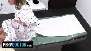 Hot doctor's office action with Mimi Monet and a big fat cock in HD
