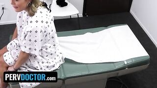 Hot doctor's office action with Mimi Monet and a big fat cock in HD