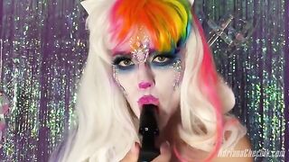 Rich Adriana Chechik Halloween squirt show