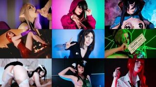 The best cosplay videos with a hot young actress, MollyRedWolf, in 2021