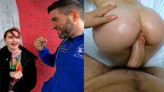 Submissive Russian schoolgirl gets picked up on the street and fucked hard