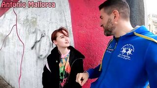 Submissive Russian schoolgirl gets picked up on the street and fucked hard