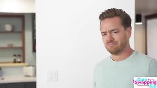 A stepbrother told his stepsister, Chloe Temple, that she could create perfect bubbles with cum