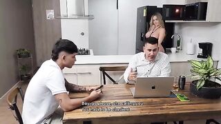 I fucked my step son in front of my husband, no one noticed