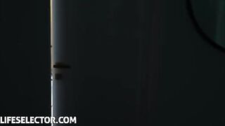 A step sister surprises her brother with a new move