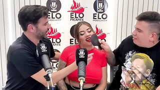 The interview with Elo Podcast ends in a mess and a lot of cum